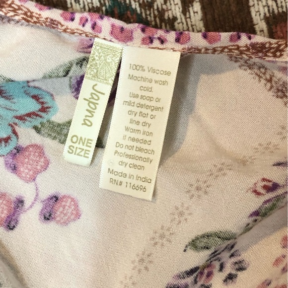 Japna Floral Kimono One Size - Picture 2 of 5